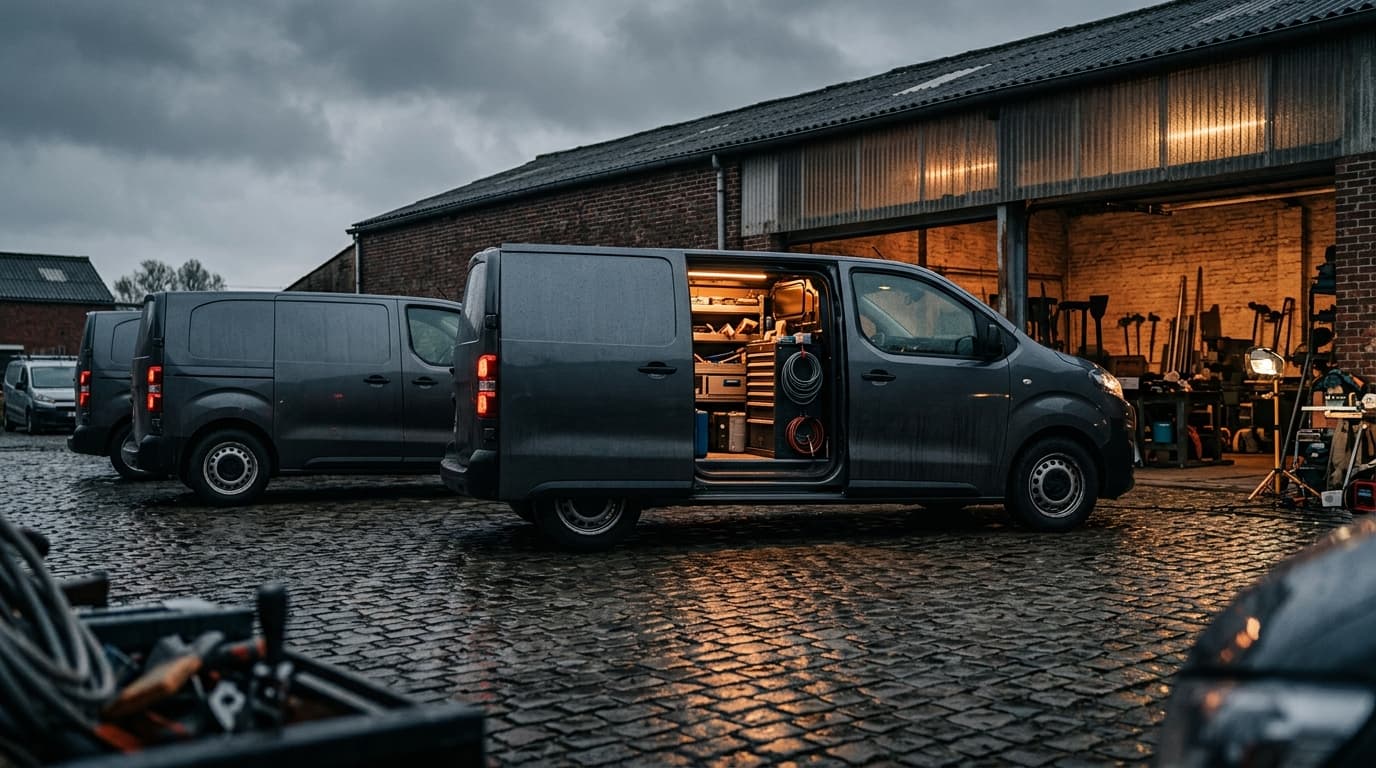 Quelle fourgonnette pour un artisan en Belgique ?