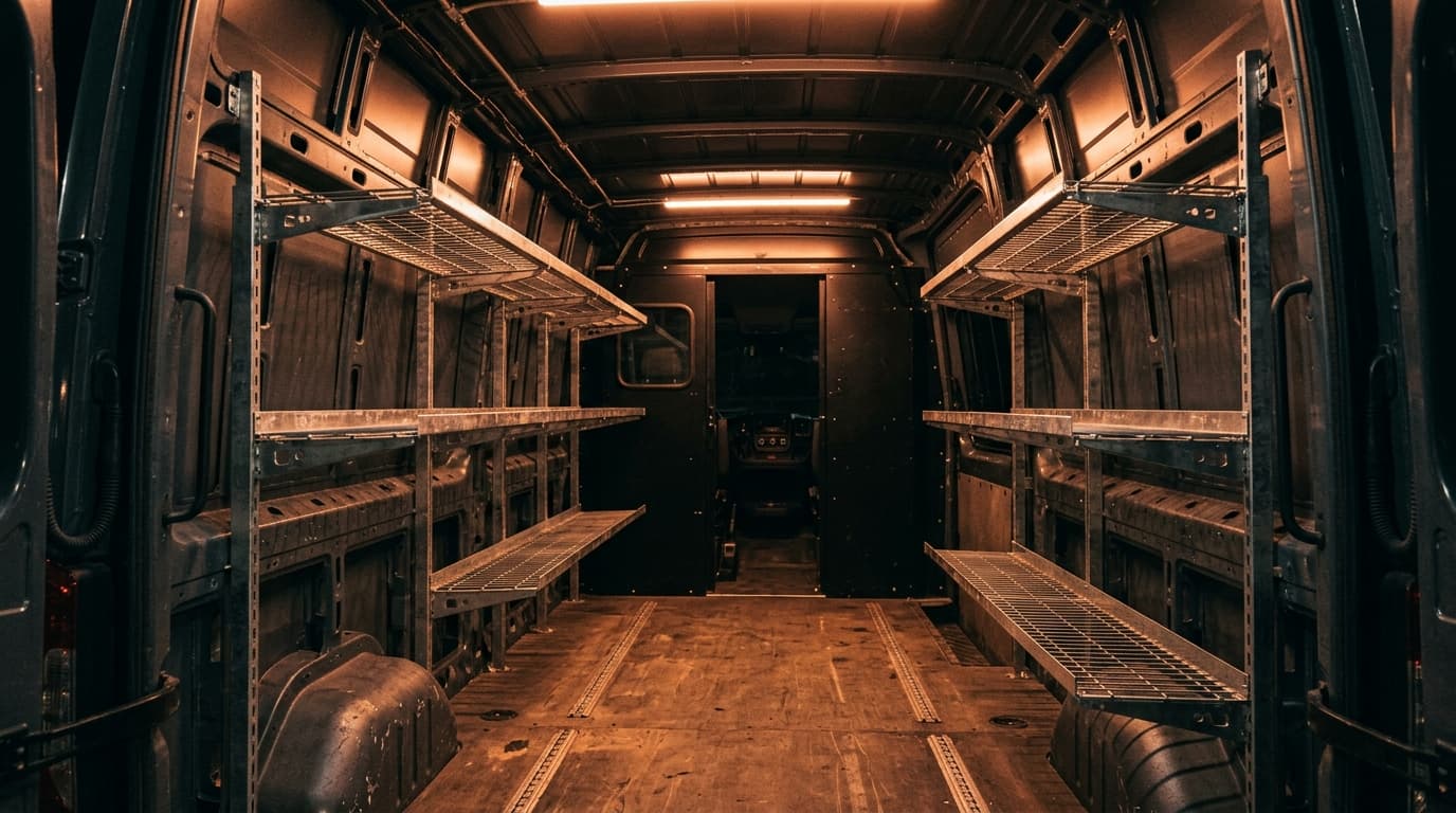 Étagère de camionnette : bois, alu ou acier ?