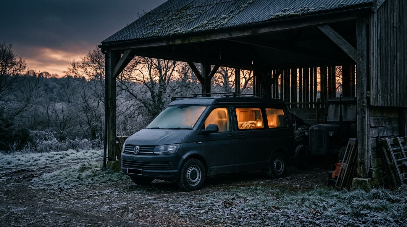 Hiverner un camping-car ou un van aménagé en Belgique